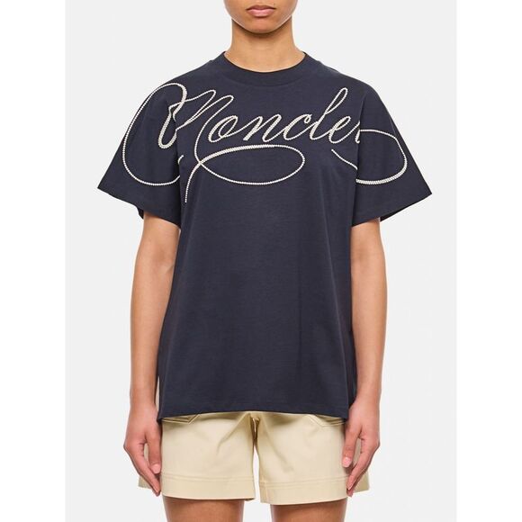 Moncler T-Shirt Woman Blue
